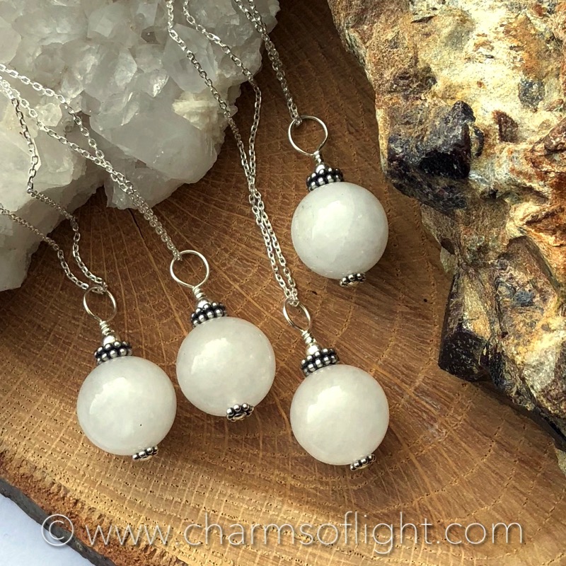 White Jade Pendant Necklace